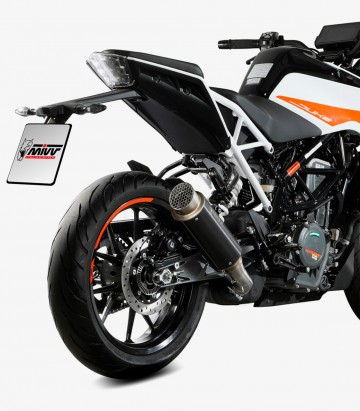 MIVV GP PRO Auspuff Schwarz für KTM 125 Duke (21-23), 390 Duke (21-25) KT.025.LXBP