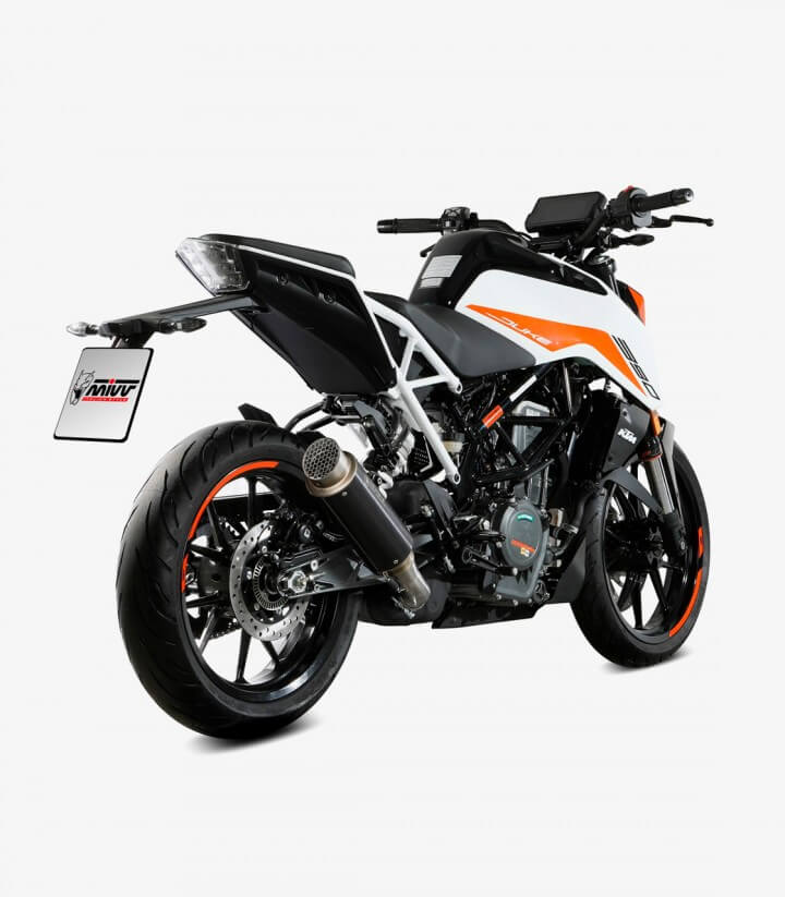 MIVV GP PRO Exhaust Black for KTM 125 / 390 Duke (21-25) KT.025.LXBP