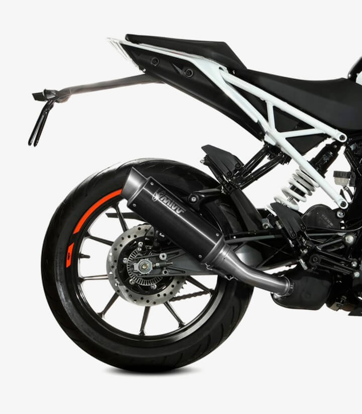 MIVV GP PRO Auspuff Schwarz für KTM 125 Duke (21-23), 390 Duke (21-25) KT.025.LXBP
