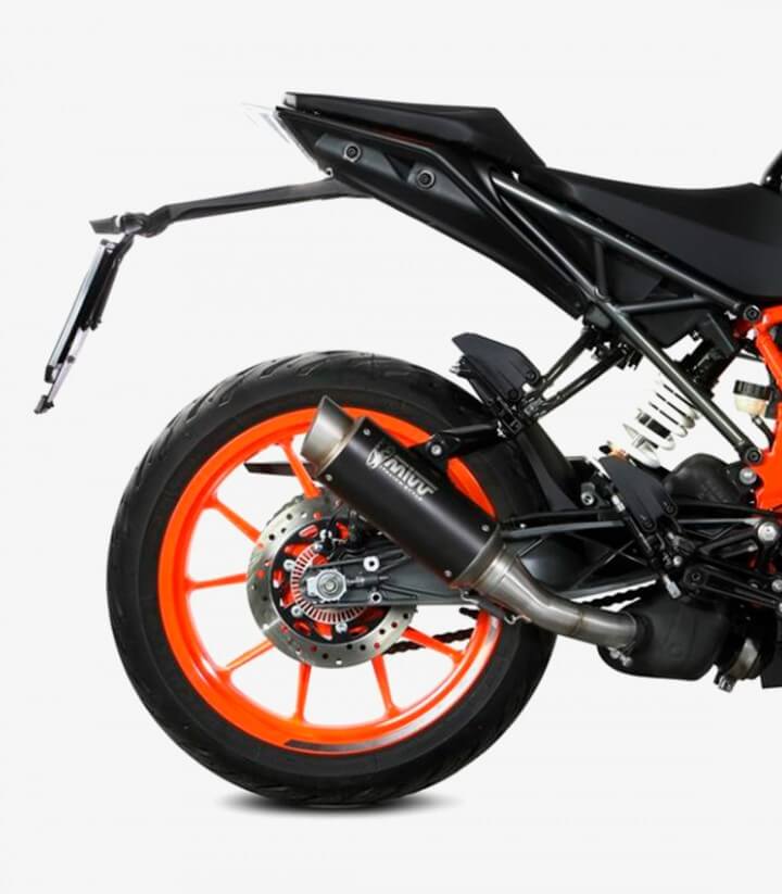 MIVV GP PRO Exhaust Black for KTM 125 / 390 Duke (21-25) KT.025.LXBP