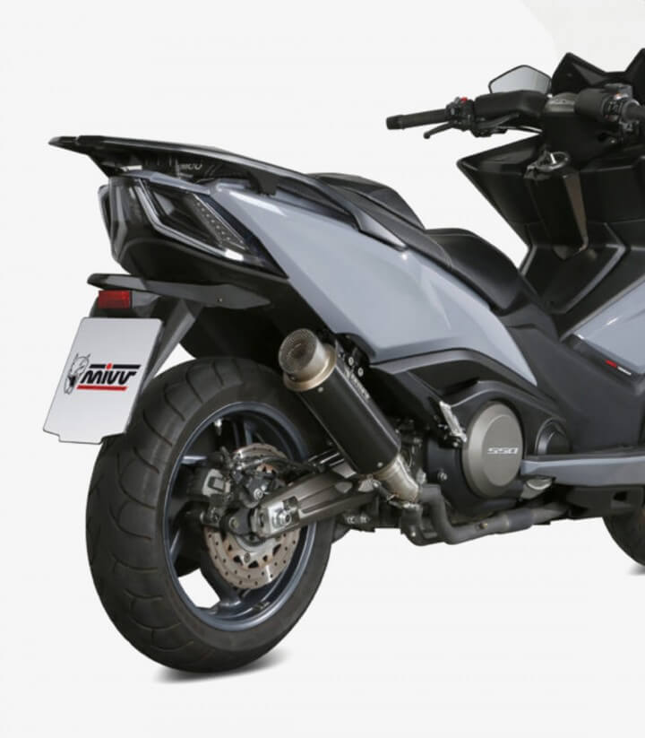 MIVV GP PRO Auspuff Schwarz für Kymco AK 550 (17-20) O.008.LXBP