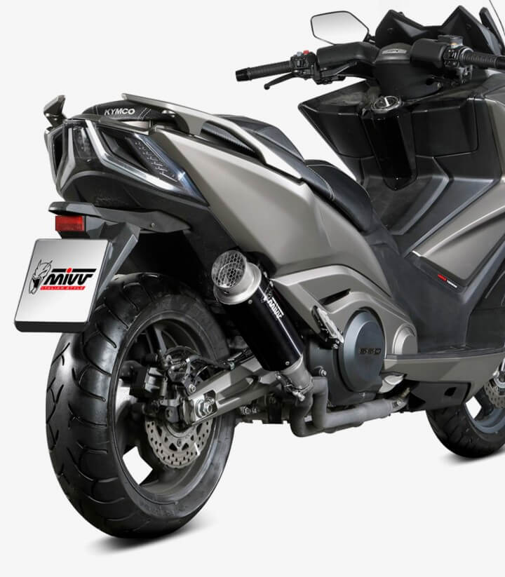 MIVV GP PRO Auspuff Schwarz für Kymco AK 550 (21-25) O.011.SXBP