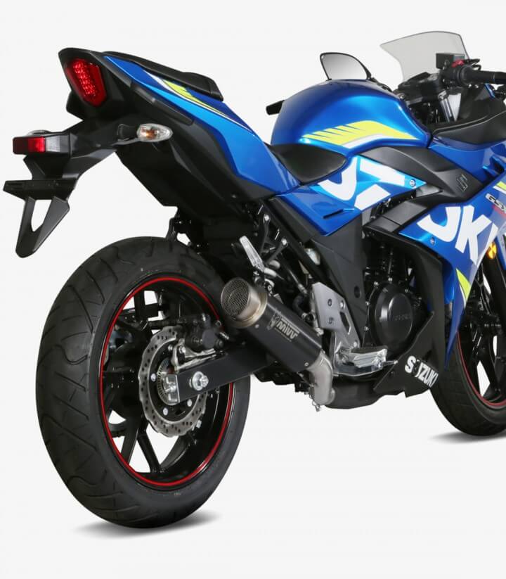 MIVV GP PRO Auspuff Schwarz für Suzuki GSX-R 250 (17-20), GSX250R (17-21) S.054.LXBP