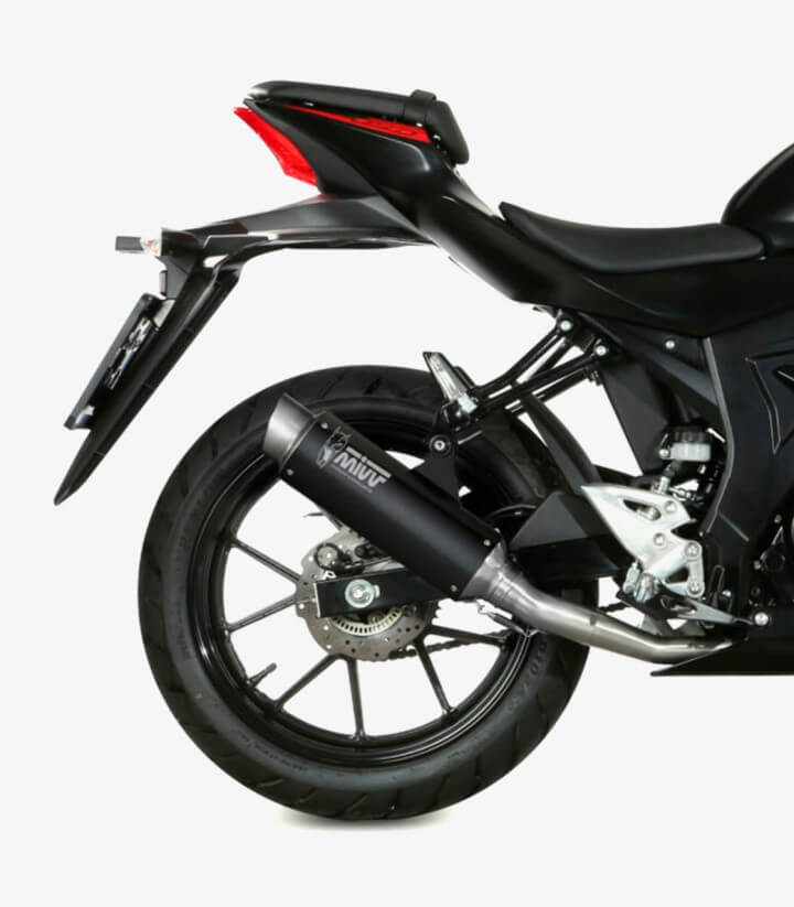 MIVV GP PRO Auspuff Schwarz für Suzuki GSX-R125 (17-21), GSX-S125 (17-21) S.055.LXBP
