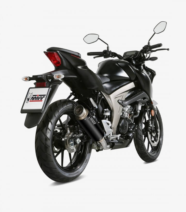 MIVV GP PRO Auspuff Schwarz für Suzuki GSX-R125 (17-21), GSX-S125 (17-21) S.055.LXBP