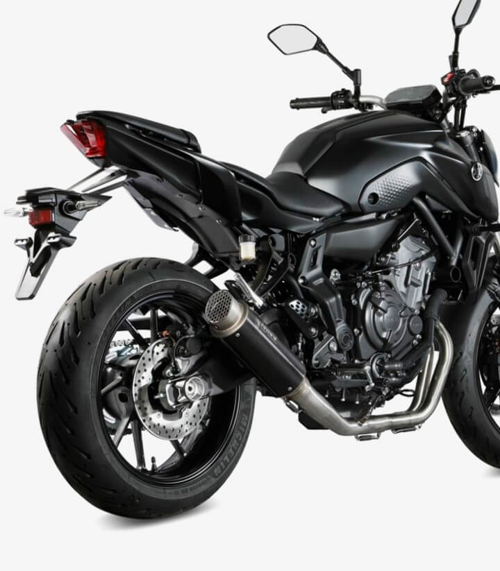 MIVV GP PRO Auspuff Schwarz für Yamaha MT-07 (21-24) Y.065.LXBP