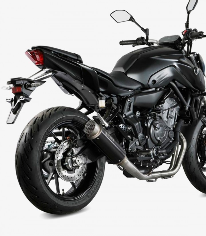 MIVV GP PRO Exhaust Black for Yamaha MT 07 / FZ 07 (21-24) Y.065.LXBP
