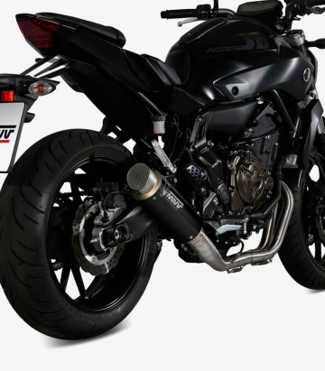 MIVV GP PRO Auspuff Schwarz für Yamaha MT-07 (14-24) Y.045.LXBP