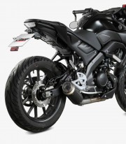 MIVV GP PRO Exhaust Black for Yamaha MT 125, YZF R125 (19-24) Y.067.LXBP