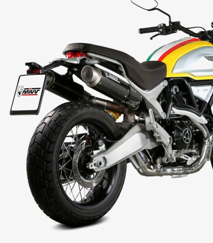 MIVV GP PRO Auspuff Carbon für Ducati Scrambler 1100 (18-20) D.038.L2P