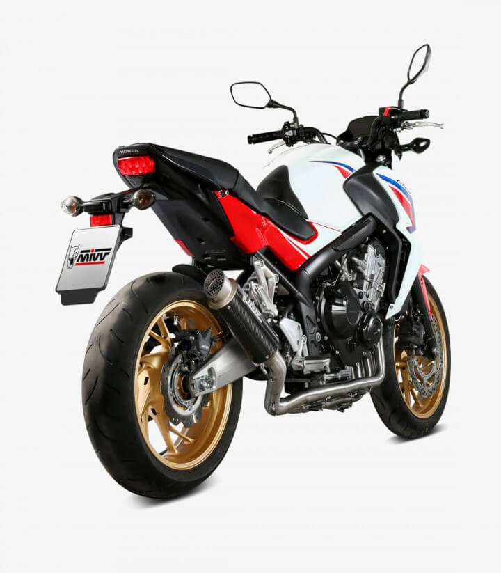 MIVV GP PRO Auspuff Carbon für Honda CB650F (14-18) H.055.L2P