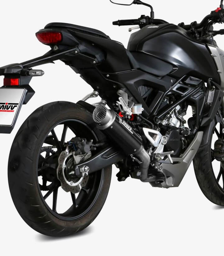 Escape MIVV GP PRO Carbono para Honda CB 125 R (18-20) H.074.L2P