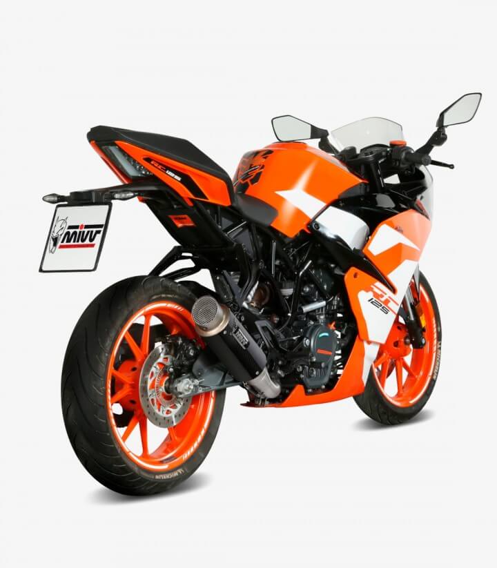 Escape MIVV GP PRO Carbono para KTM 125 / 390 Duke / RC (17-21) KT.019.L2P