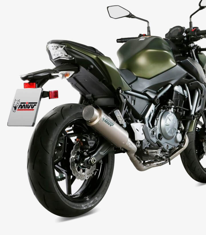 Escape MIVV GP PRO Titanio para Kawasaki Z 650 / Ninja 650 / Vulcan S (17-23) K.044.L6P