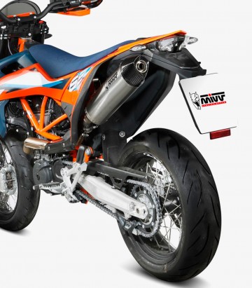Escape MIVV STR-1 Acero para KTM 690 SMC R / Enduro R (21-25) M.KT.032.LXC