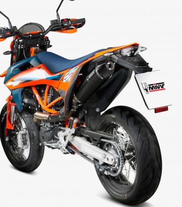 MIVV STR-1 Auspuff Schwarz für KTM 690 Enduro R/SMC R (21-24) M.KT.032.LXBC