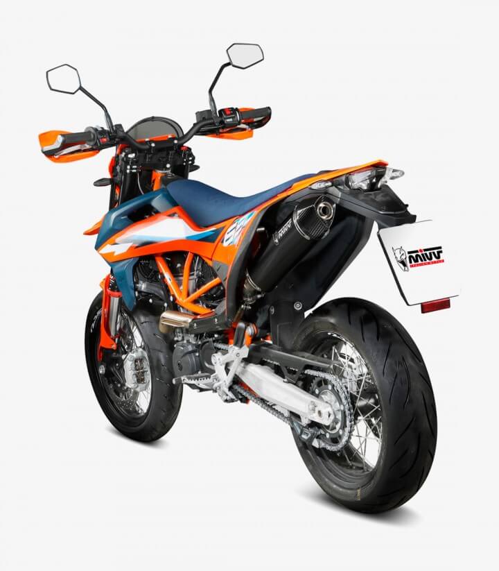 MIVV STR-1 Exhaust Black for KTM 690 SMC R / Enduro R (21-25) M.KT.032.LXBC
