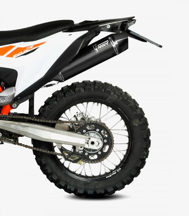 MIVV STR-1 Auspuff Schwarz für KTM 690 Enduro R (19-23), 690 SMC R (19-23) M.KT.031.LXBC
