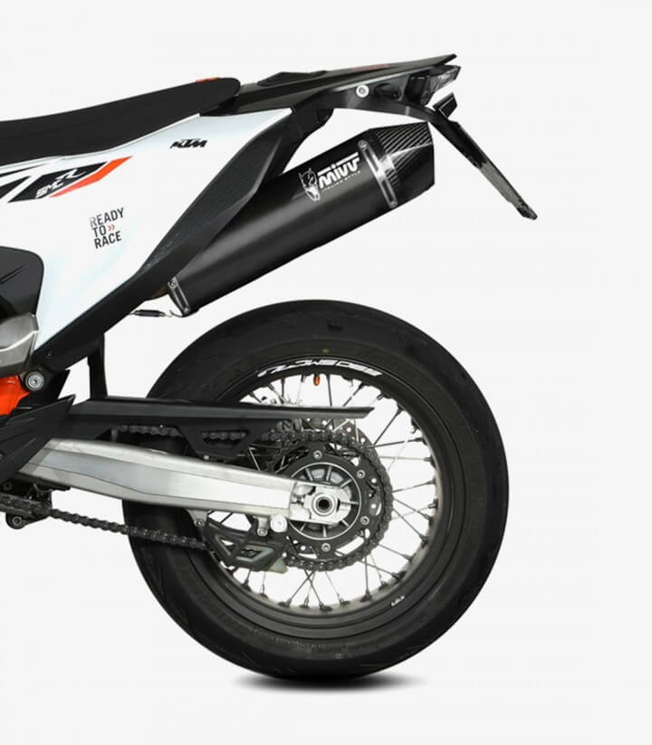 Escape MIVV STR-1 Negro para KTM 690 Enduro R / SMC R (19-23) M.KT.031.LXBC