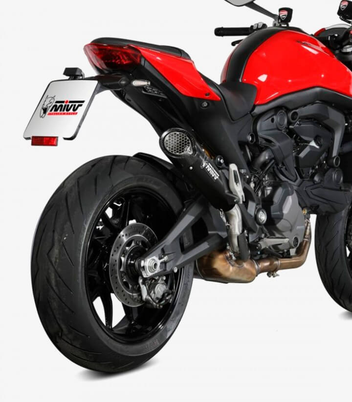 Auspuff MIVV X-M5 Schwarz für Ducati Monster 937 (21-25) D.048.LC5B