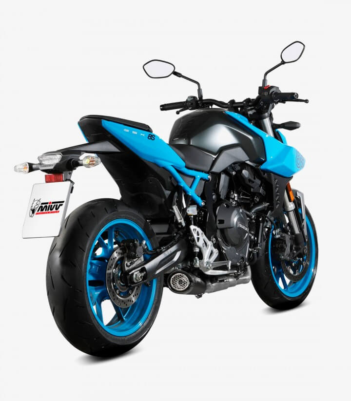 MIVV X-M5 Exhaust Black for Suzuki GSX-8R / 8S / SV 650 S/X (22-25) S.062.SC5B