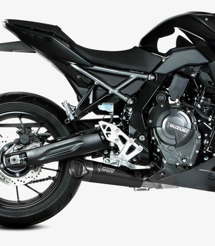 MIVV X-M5 Exhaust Black for Suzuki GSX-8R / 8S / SV 650 S/X (22-25) S.062.SC5B