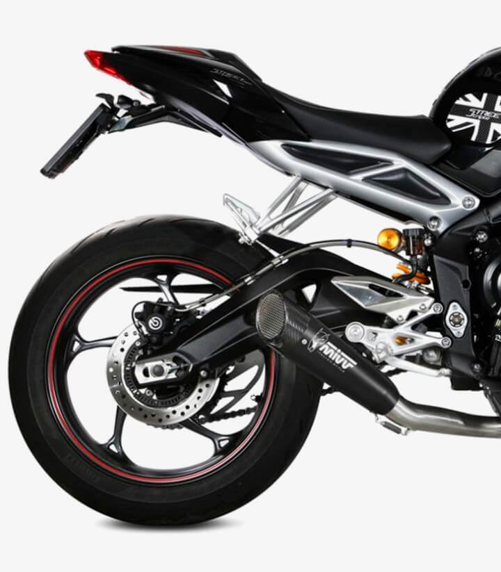 Escape MIVV X-M5 Negro para Triumph Street Triple 660 / 765 R/S/RS (17-25) T.019.SC5B