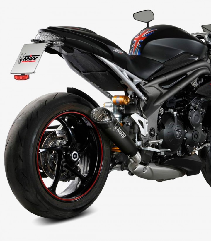 Escape MIVV X-M5 Negro para Triumph Speed Triple R / S / RS (18-20) T.021.SC5B