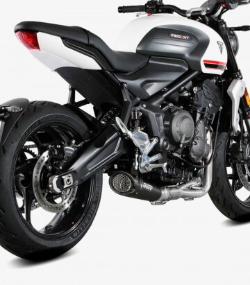 Auspuff MIVV X-M5 Schwarz für Triumph Tiger 1050 Sport (22-24), Tiger Sport 660 (21-24), Trident 660 (21-25) T.022.SC5B