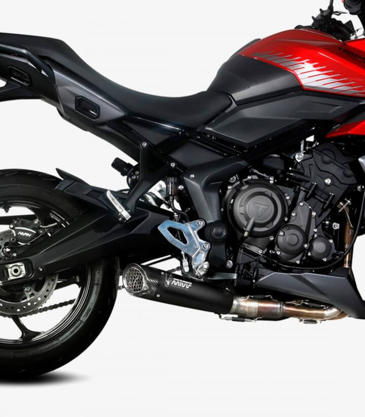 Auspuff MIVV X-M5 Schwarz für Triumph Tiger 1050 Sport (22-24), Tiger Sport 660 (21-24), Trident 660 (21-25) T.022.SC5B
