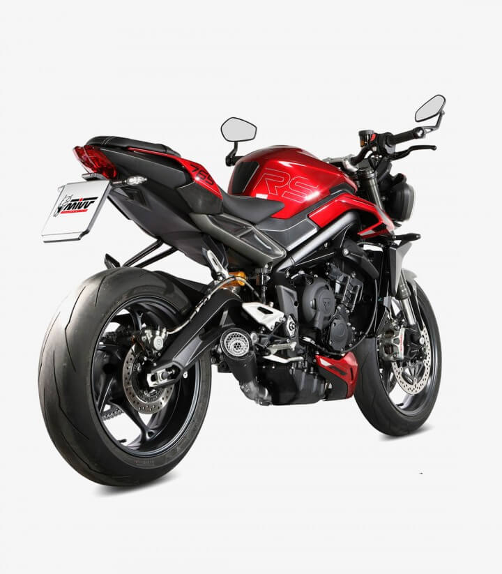 MIVV X-M5 Exhaust Black for Triumph Street Triple 765 R / S / RS (23-24) T.027.SC5B