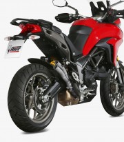 Escape MIVV Double Gun Acero para Ducati Multistrada 1200 Enduro (16-18), 950/V2/S (17-24) D.037.LDGX