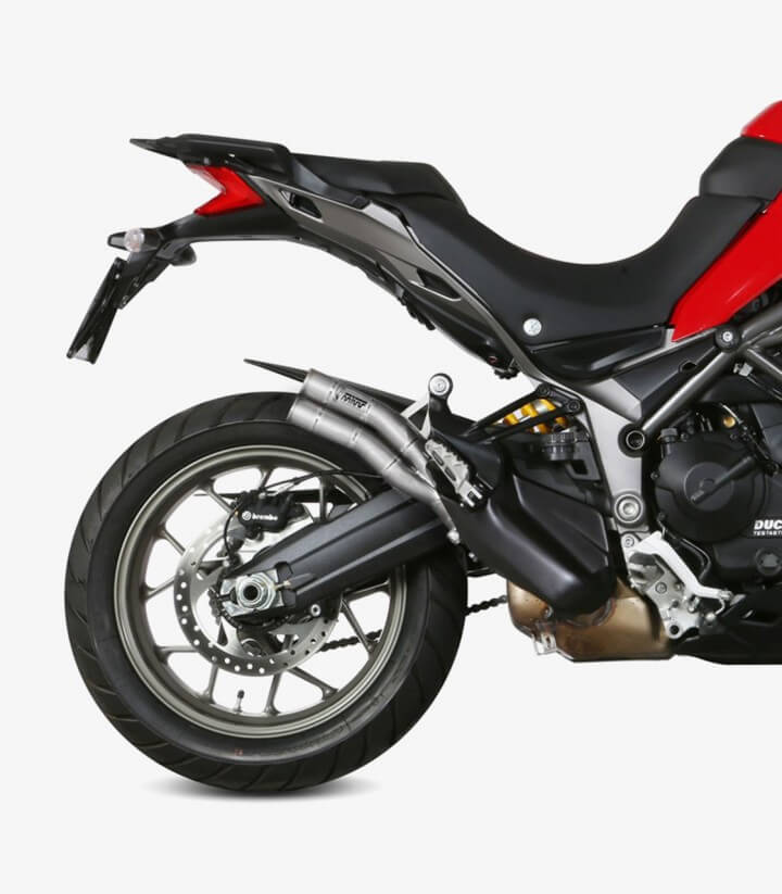 MIVV Double Gun Auspuff Stahl für Ducati Multistrada 1200 (16-18), 950 (17-21), V2 (22-24) D.037.LDGX