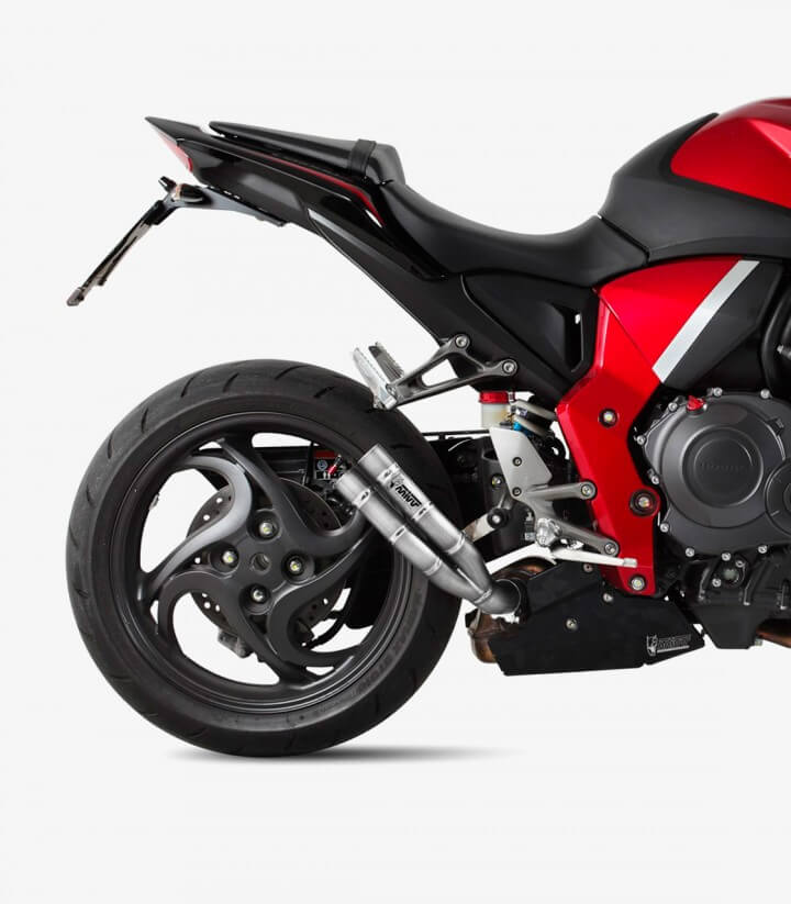 MIVV Double Gun Auspuff Stahl für Honda CB 1000 R (08-17) H.041.LDGX