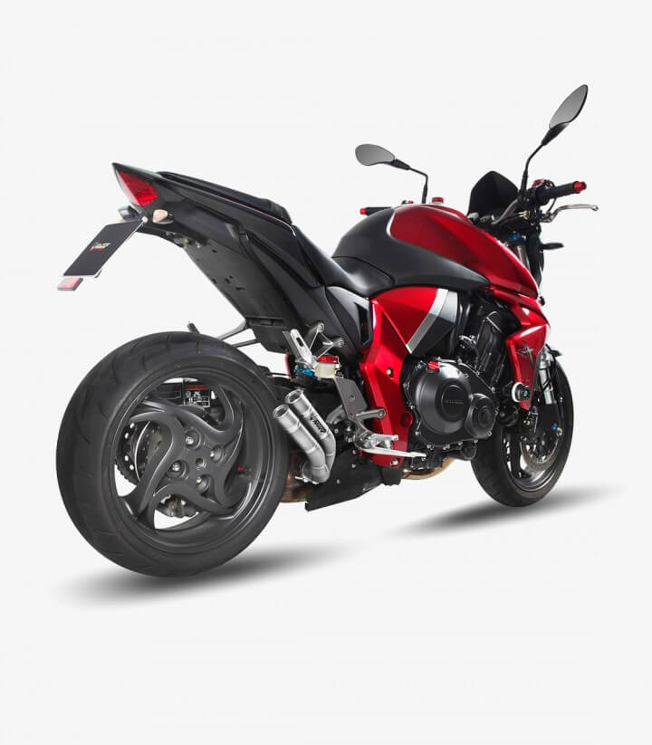 MIVV Double Gun Auspuff Stahl für Honda CB 1000 R (08-17) H.041.LDGX