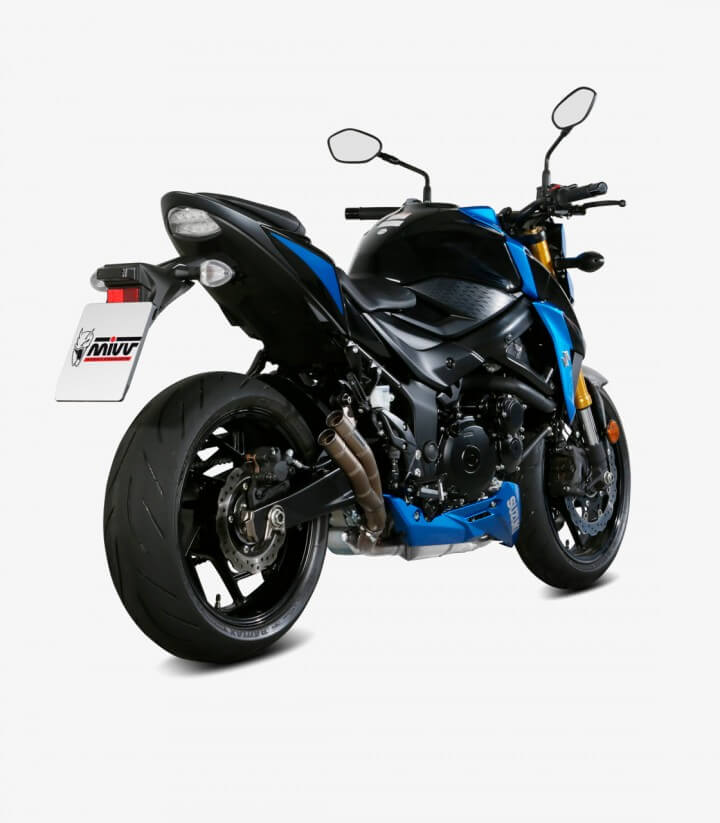 MIVV Double Gun Auspuff Stahl für Suzuki GSX-S750 (17-20) S.048.SDGX
