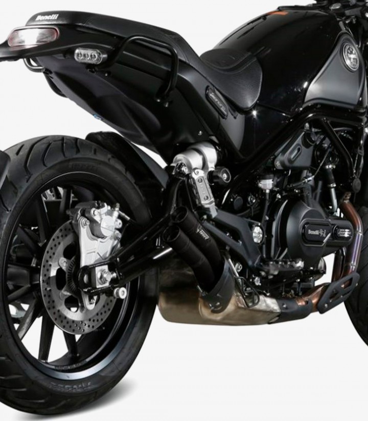 Escape MIVV Double Gun Negro para Benelli Leoncino 500 (17-24) E.002.LDGB