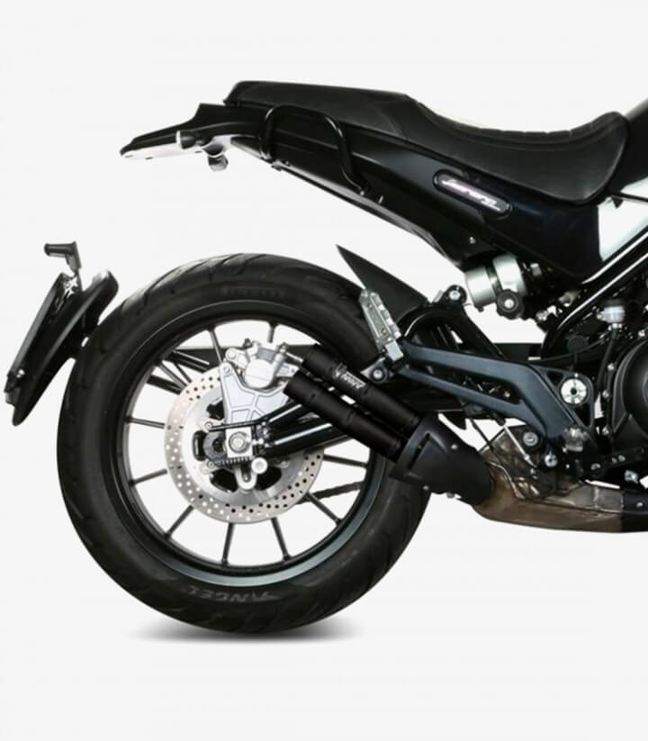 Escape MIVV Double Gun Negro para Benelli Leoncino 500 (17-24) E.002.LDGB