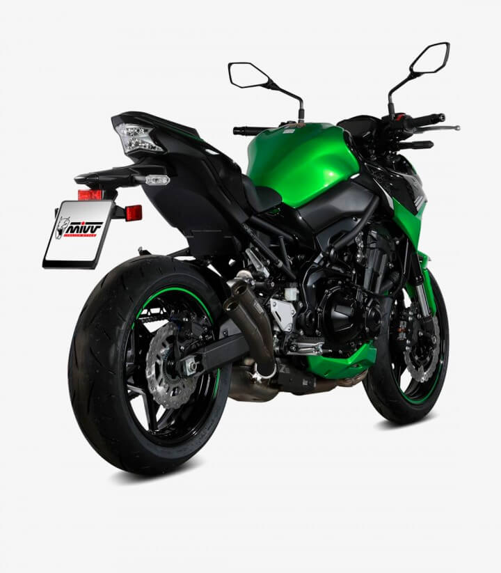 MIVV Double Gun Auspuff Schwarz für Kawasaki Z 900 (20-24) K.052.SDGB