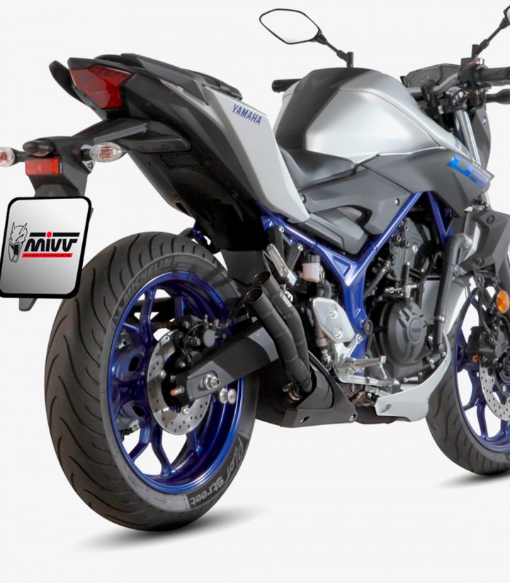 Escape MIVV Double Gun Negro para Yamaha MT-03 (16-25) Y.055.LDGB