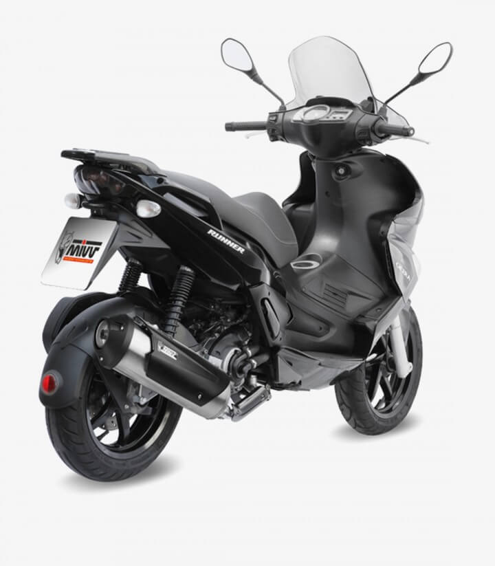 Escape MIVV Urban Acero para Aprilia SR Max 300 / Gilera Nexus 250/300 / Runner 125/200 / ST (06-16) C.GL.0007.B