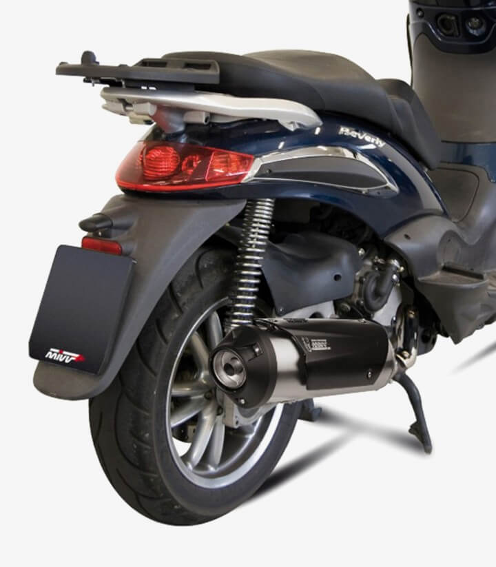 MIVV Urban Auspuff Stahl für several Aprilia, Gilera and Piaggio models C.GL.0009.B