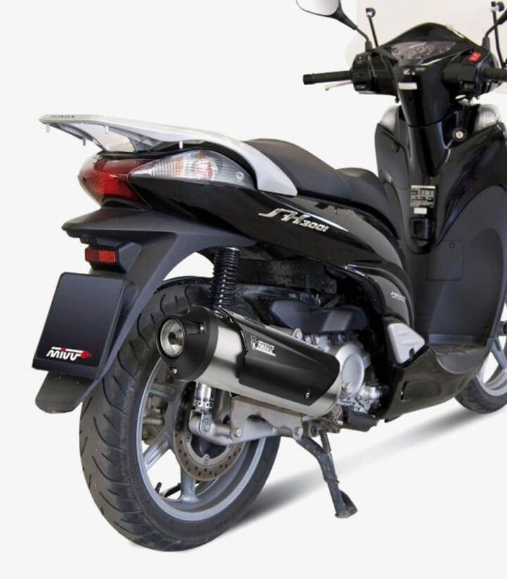 MIVV Urban Auspuff Stahl für Honda SH300I (07-14) C.HO.0005.B