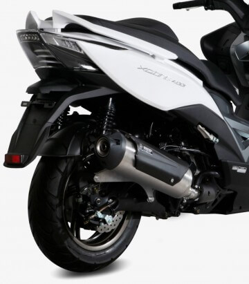 MIVV Urban Auspuff Stahl für Kymco Xciting 400I (13-16) C.KY.0012.B