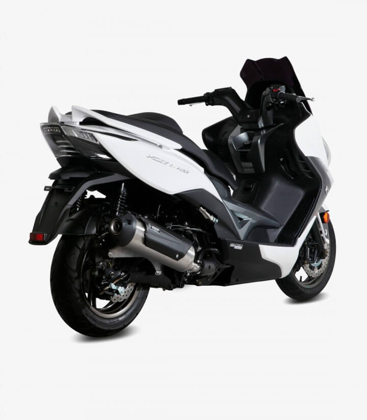 MIVV Urban Auspuff Stahl für Kymco Xciting 400I (13-16) C.KY.0012.B