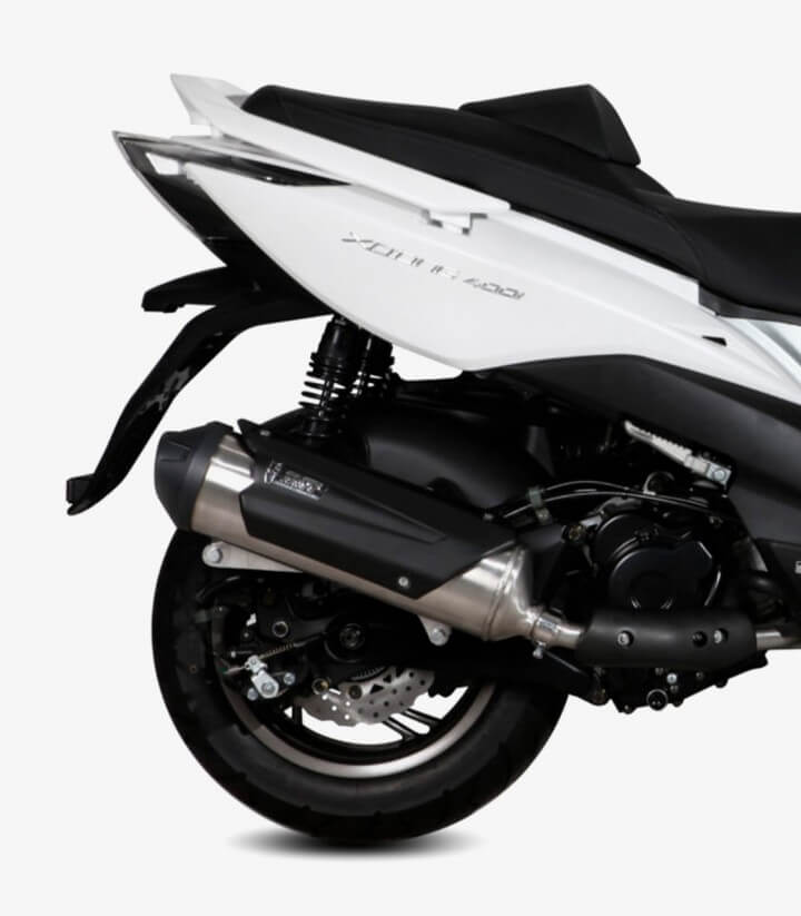 MIVV Urban Auspuff Stahl für Kymco Xciting 400I (13-16) C.KY.0012.B