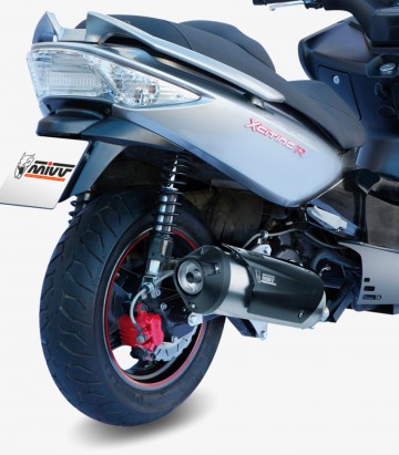 MIVV Urban Auspuff Stahl für Kymco Xciting 250 I/300 (06-14) C.KY.0013.B