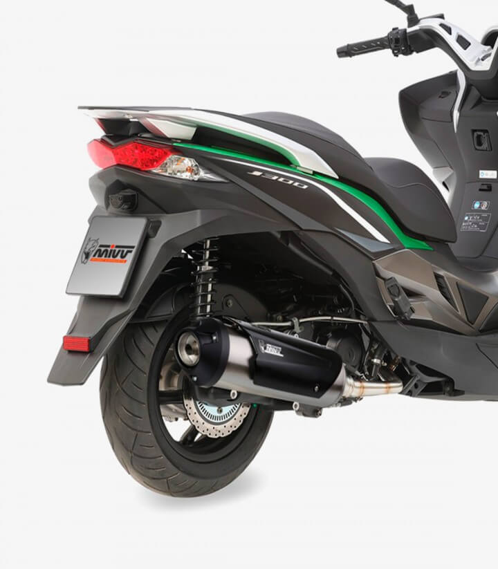Escape MIVV Urban Acero para Kawasaki J300 / Kymco Dink / Downtown / Super Dink 300 (09-16) C.KY.0016.B