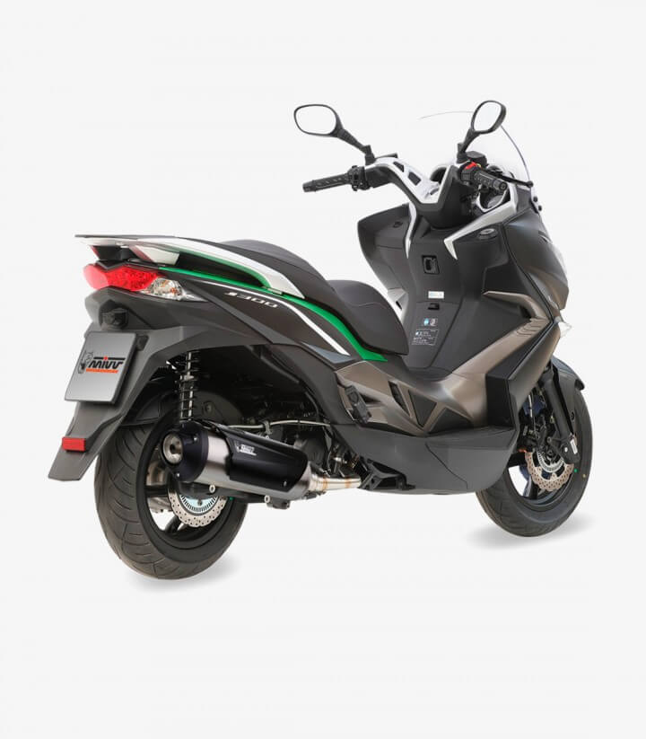 Escape MIVV Urban Acero para Kawasaki J300 / Kymco Dink / Downtown / Super Dink 300 (09-16) C.KY.0016.B