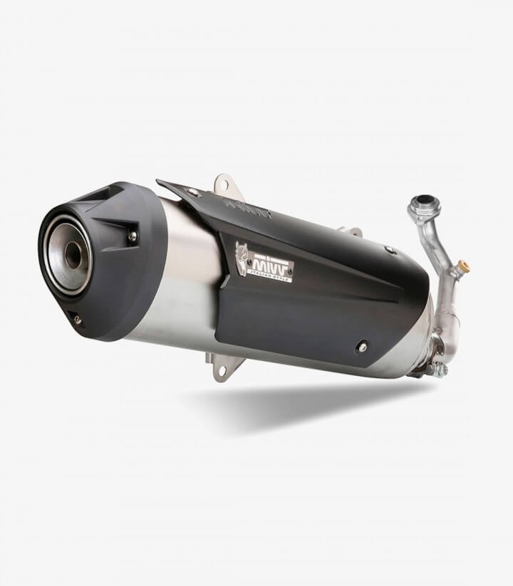 MIVV Urban Exhaust Stainless Steel for Kawasaki J300 / Kymco Dink / Downtown / Super Dink 300 (09-16) C.KY.0016.B
